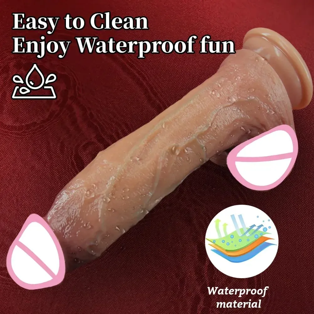 Ultra alta simulação vibrador realista pênis grande flexível ventosa vibradores anal plug adulto brinquedos sexuais para mulher masturbador galo