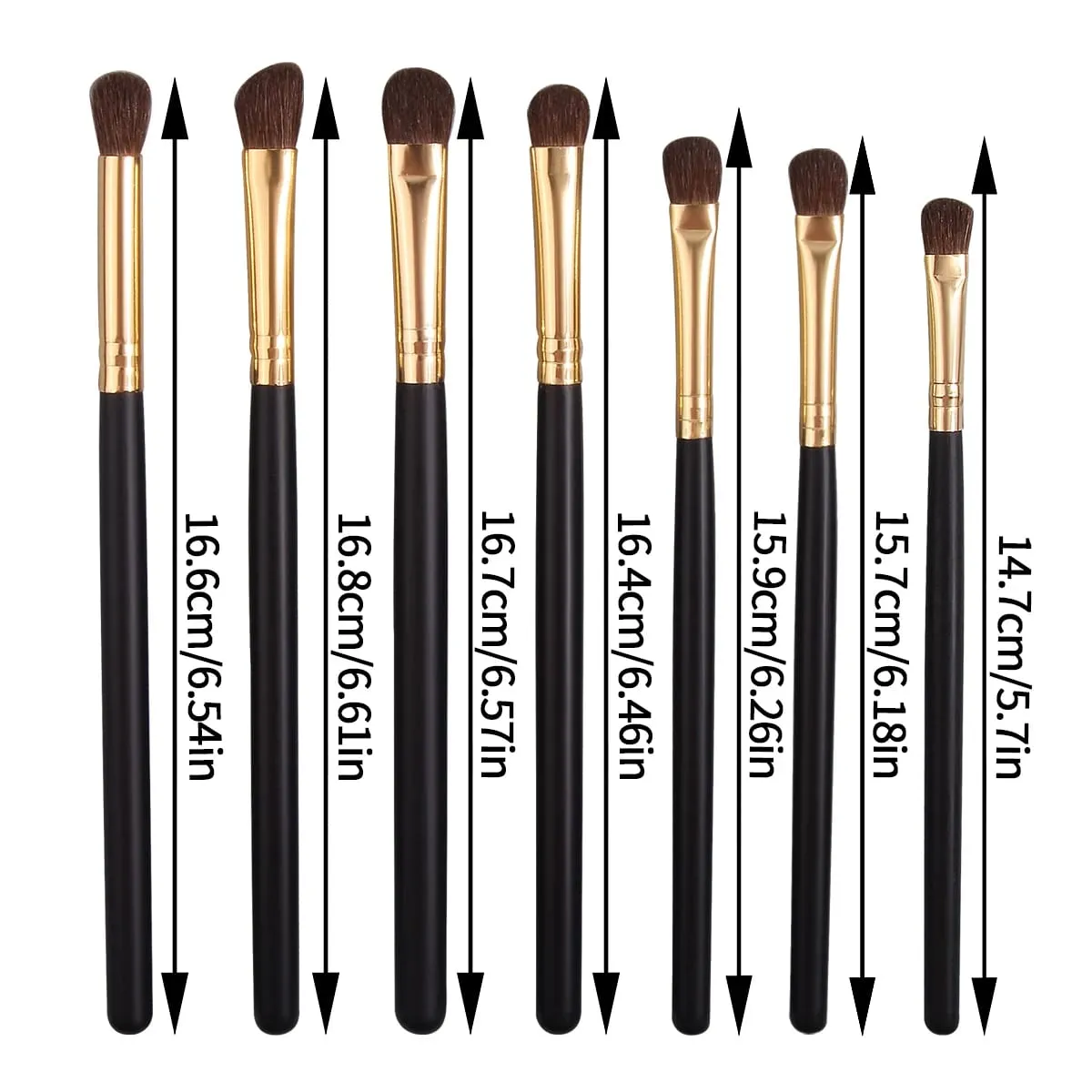 Conjunto de pincéis de maquiagem profissional para olhos, 28 peças, pincel de sombra, alto brilho, pincel de aplicação, conjunto completo de pincéis de maquiagem — image 6