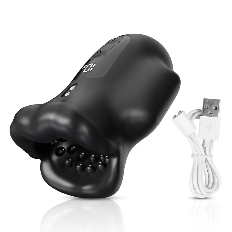 Masturbador masculino vibrador pênis treinamento vibração ejaculação glans treinamento pênis resistência adulto brinquedo sexual para homem