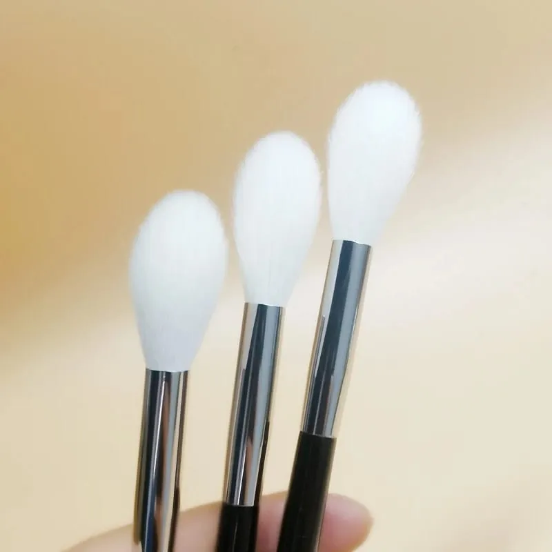 Pincéis de maquiagem cônicos, iluminador, cabelo de cabra natural, alta qualidade, liquidificador facial, ferramentas de pincel de maquiagem