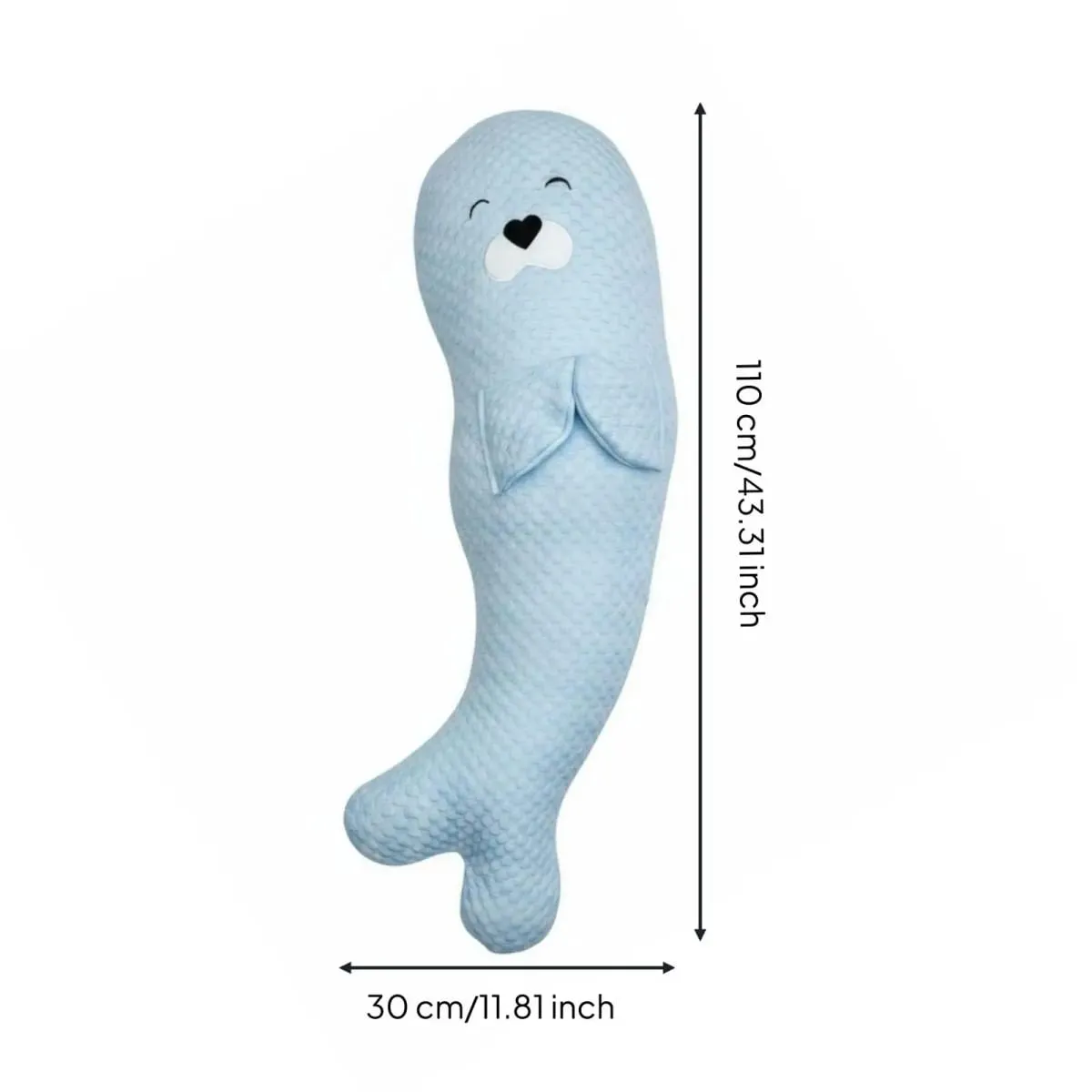 Travesseiro longo de pelúcia para abraçar o sono, almofada corporal de apoio, decoração aconchegante em formato de animal, descanso confortável para cama de adultos