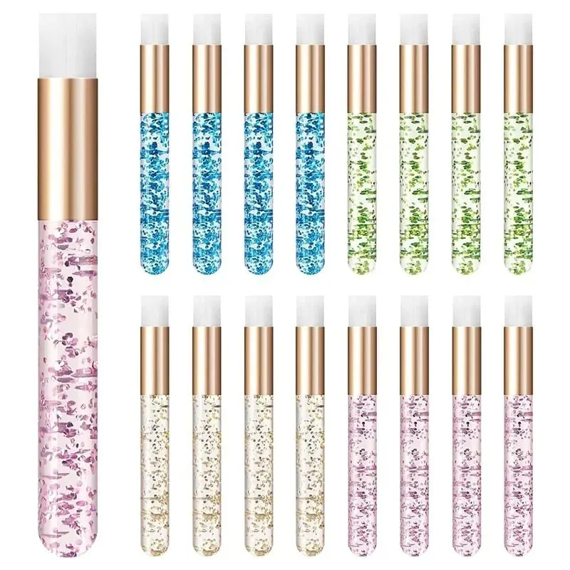 Atacado 30/50 pçs escovas de limpeza de cílios para extensões de cílios glitter lash shampoo escovas nariz poros limpeza ferramentas de maquiagem — image 3