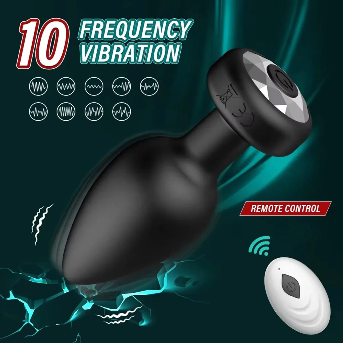 Controle remoto sem fio vibrador anal butt plug masculino massageador de próstata feminino vagina masturbador para adultos brinquedos sexuais mulheres gay