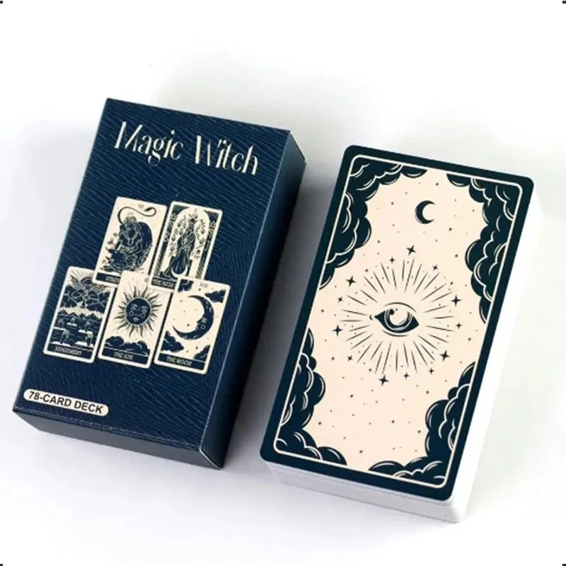 高品質魔法女巫塔羅牌休閒娛樂遊戲卡家庭聚會塔羅牌遊戲卡78張牌
