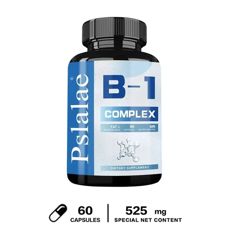 Complexo de Vitamina B1 - Fadiga Digestão Estresse Humor Fórmula Aumenta Energia e Metabolismo