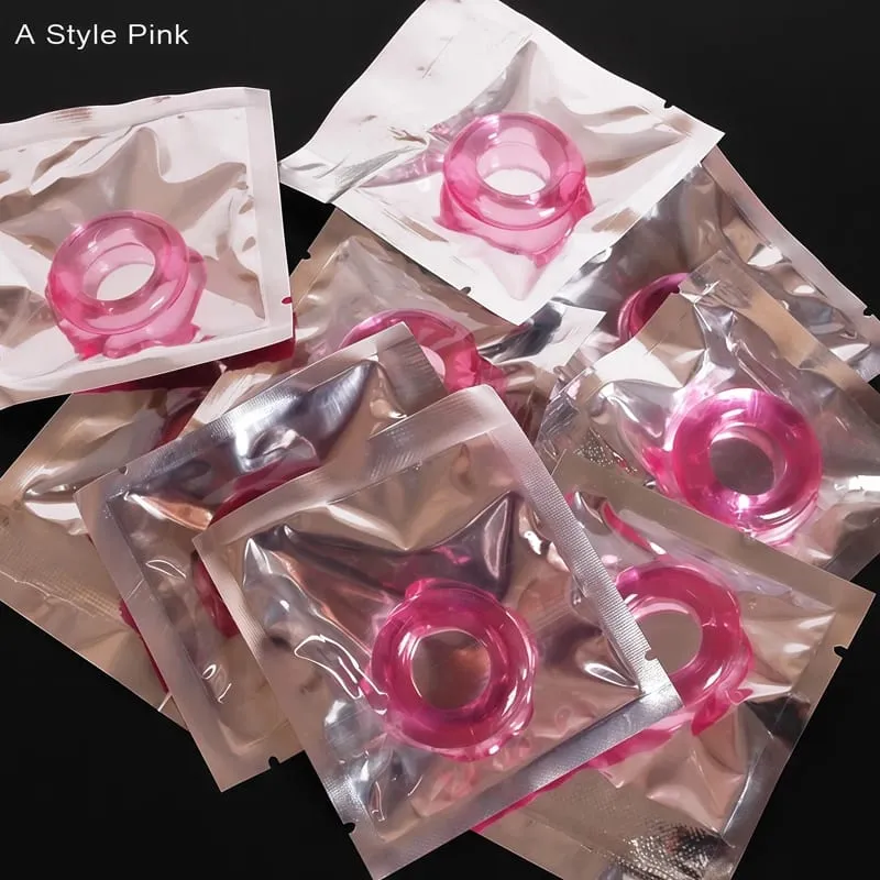 Bens íntimos para homens 5-100pc ejaculação atraso silicone bloqueio esperma anel sexo adulto jogo brinquedos erótico galo anel exótico acessórios