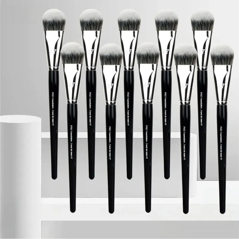 Pincel de base profissional 47/52, cabeça de vassoura, base líquida, sombra, reparação, base de rosto feminino, ferramentas de beleza
