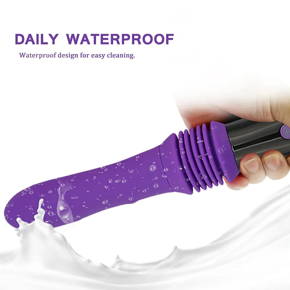 Empurrando automático grande vibrador vibrador controle remoto vaginal g ponto massageador masturbadores retráteis brinquedos sexuais adultos para mulher — image 4