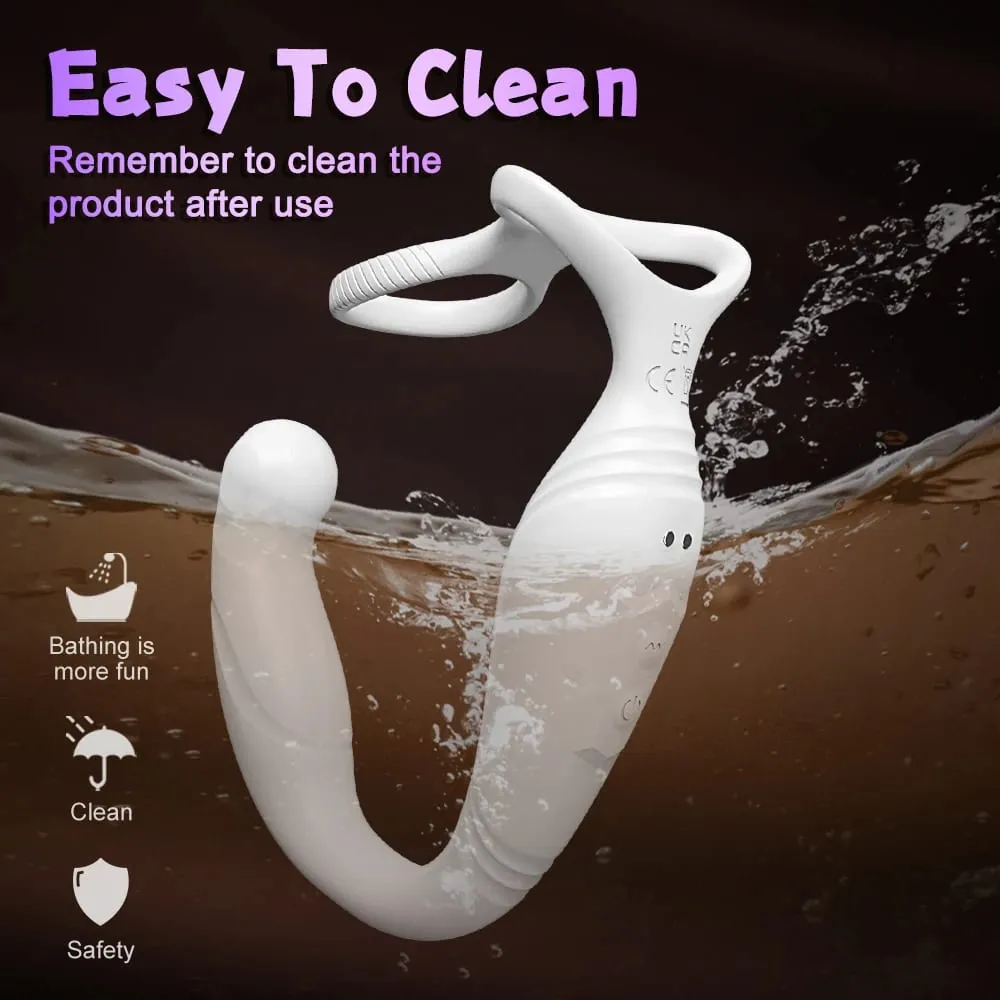 Anel peniano, anéis penianos, controle por aplicativo, vibrador para homens, massageador de próstata, plug anal duplo vibratório, brinquedo sexual anal para homens