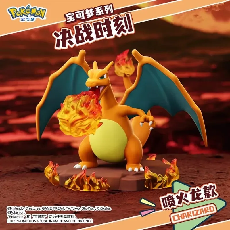 Genuine Pokemon Anime Action Figures Call Of Duty GK PVC Charizard Blastoise Arcanine Lapras Venusaur Dragonite Christmas Gift
