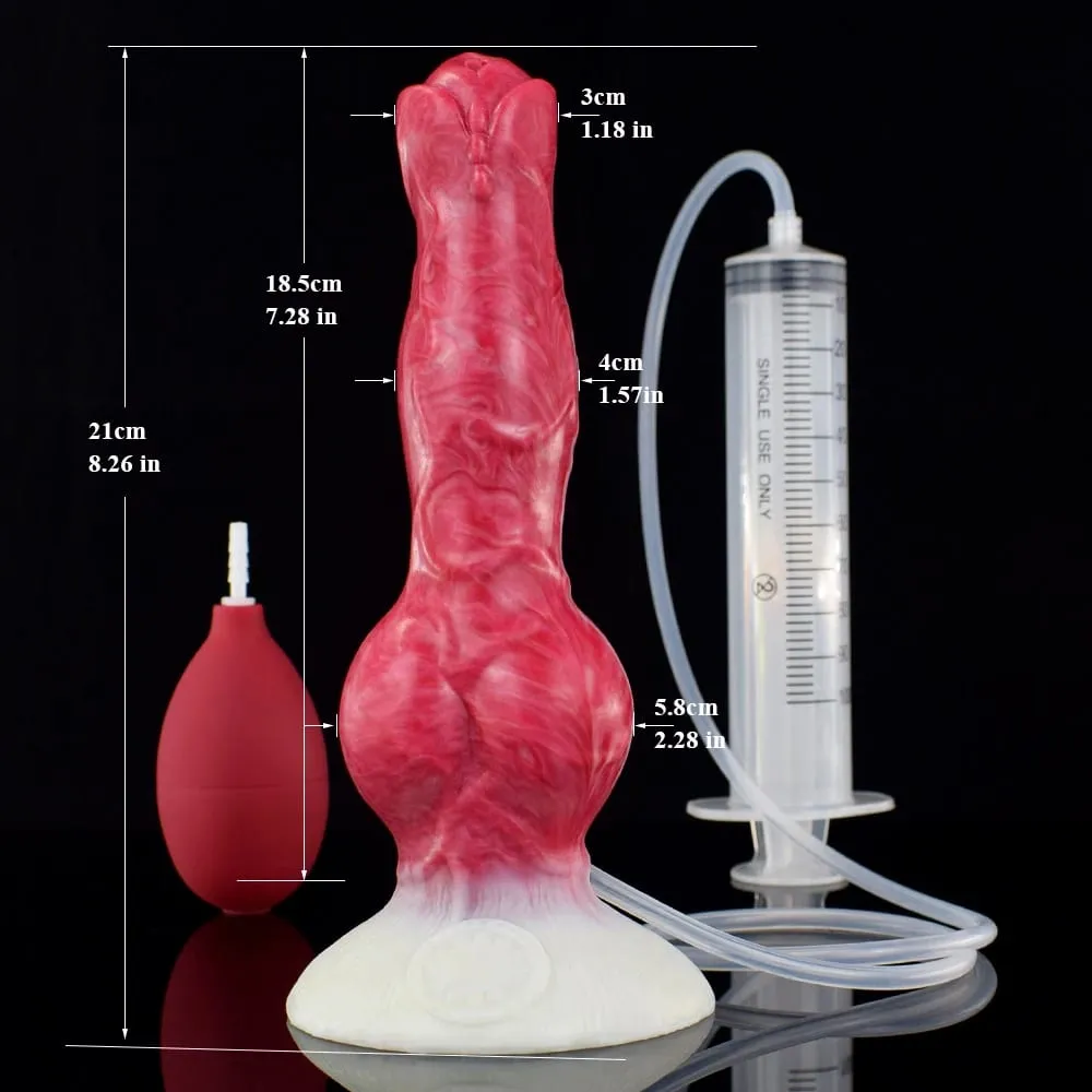 Ejaculação anal plug cão nó vibrador com forte otário estimulação vaginal esguichando pênis erótico adulto brinquedos sexuais 18 +