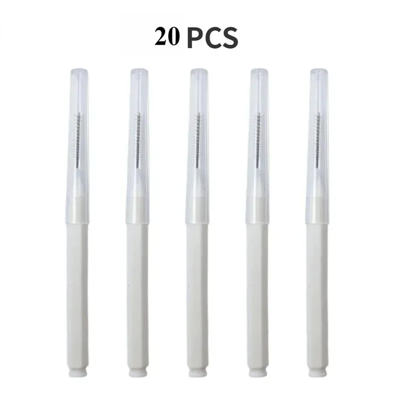 20/50ps portátil mini escovas de sobrancelha descartáveis ​​cílios sobrancelha levantamento escova aplicadores lash extensão pente ferramentas de maquiagem beleza