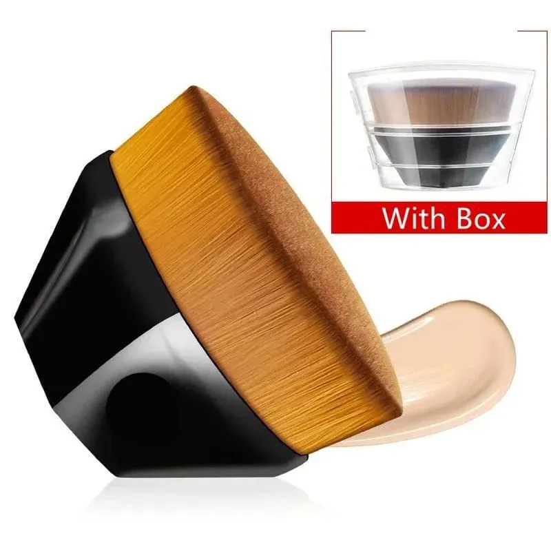 Novo pincel mágico de maquiagem beleza pó rosto blush pincéis portátil profissional escova de fundação grande cosméticos base macia compõem