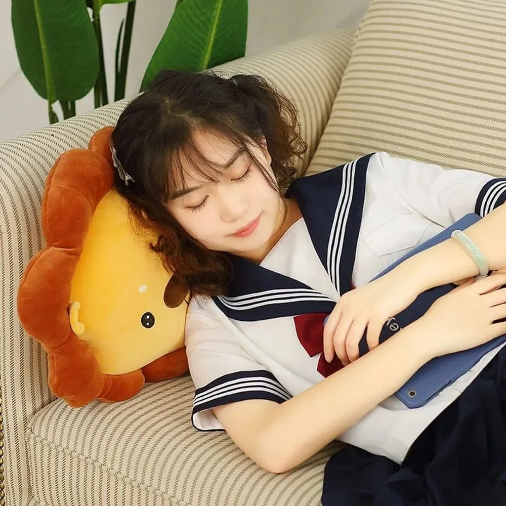 Cute Throw Pillows Crab Whale Goose Lion Pillow Comfortable Room Sofa Car Bed Office Headboard Cushion Doll Back Plush Toy Gift