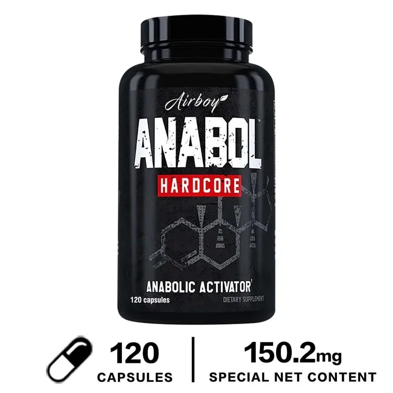 Anabol Hardcore - Make Your Muscles Bigger Stronger Harder & Denser Promote Muscle Growth Increase Strength and Endurance