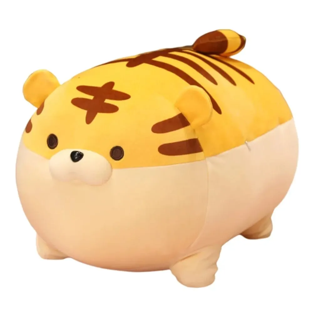 Criativo para baixo algodão travesseiro de pelúcia bonito dos desenhos animados boneca de pelúcia macio tigre brinquedo de pelúcia lazer diário — image 6