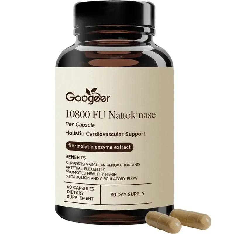 Googeer Advanced Enzyme CoQ10 Formula Capsules Clean Vegan Non GMO Daily Wellness Support Suplemento 60 Capsules Easy Use