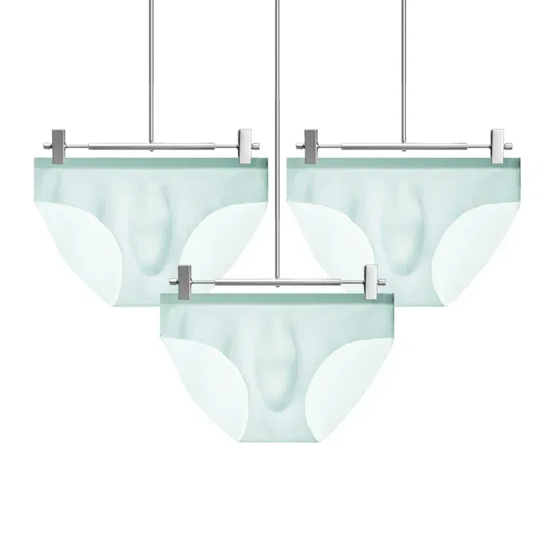 3 peças cuecas masculinas de seda gelada, verão respirável, secagem rápida, shorts sem costura, transparente ultrafino, personalizado l