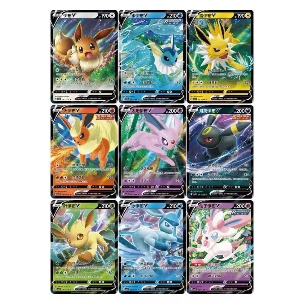New Gem Pack Vol 2 Cards Scarlet and Violet Trading PTCG Box Eevee Eeveelution Gem Pack 2 Collection Toy Gift Original 100%