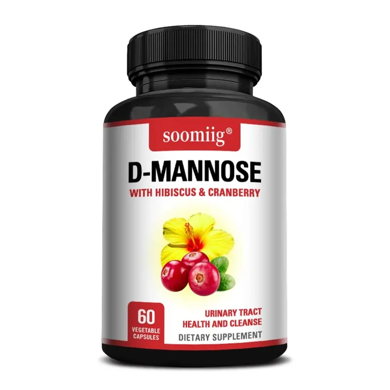 D-manose com suplemento de hibisco e cranbrry apoia a saúde da bexiga do trato urinário e reduz infecções do trato urinário não-OGM
