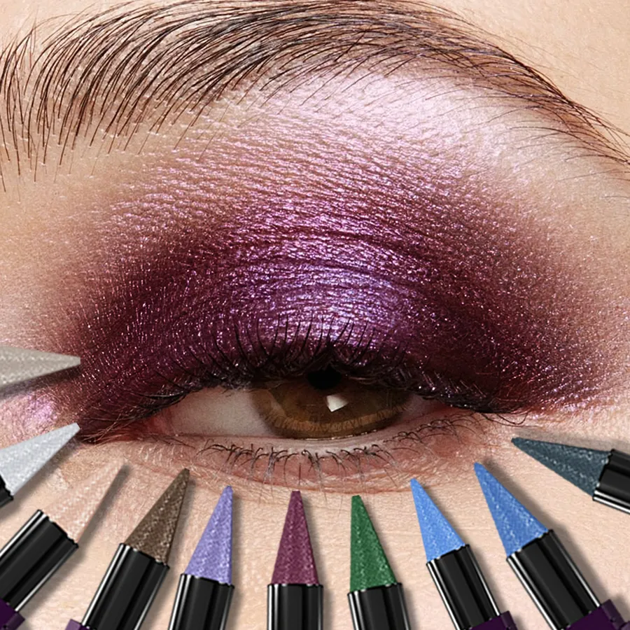 25 kleuren 1 ST Parel Oogschaduw Stick Waterdicht Langdurig Glitter & Matte Kleur Oogschaduw Make-up Gezicht Hoogtepunt Cosmetica Cadeau