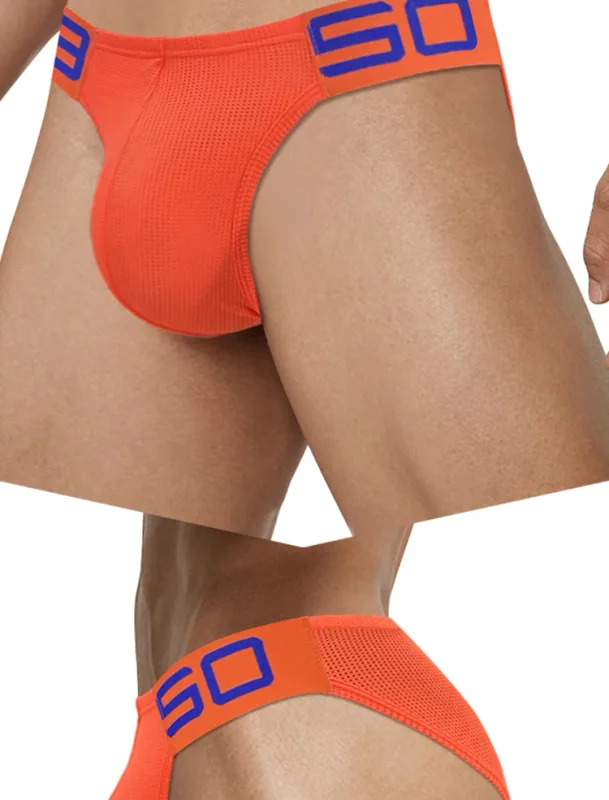 Cuecas masculinas de mistura de nylon, cuecas respiráveis ​​com letras de chifre em relevo, cintura elástica larga, cor fluorescente, roupa íntima sexy