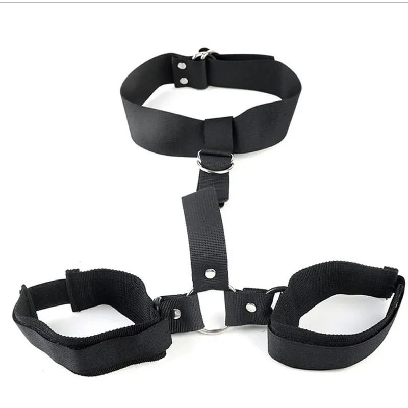 Engrenagem de bondage ajustável, algemas de tornozelo, contenção de perna aberta, brinquedos sexuais para mulheres, casais, jogos adultos, sem vibrador