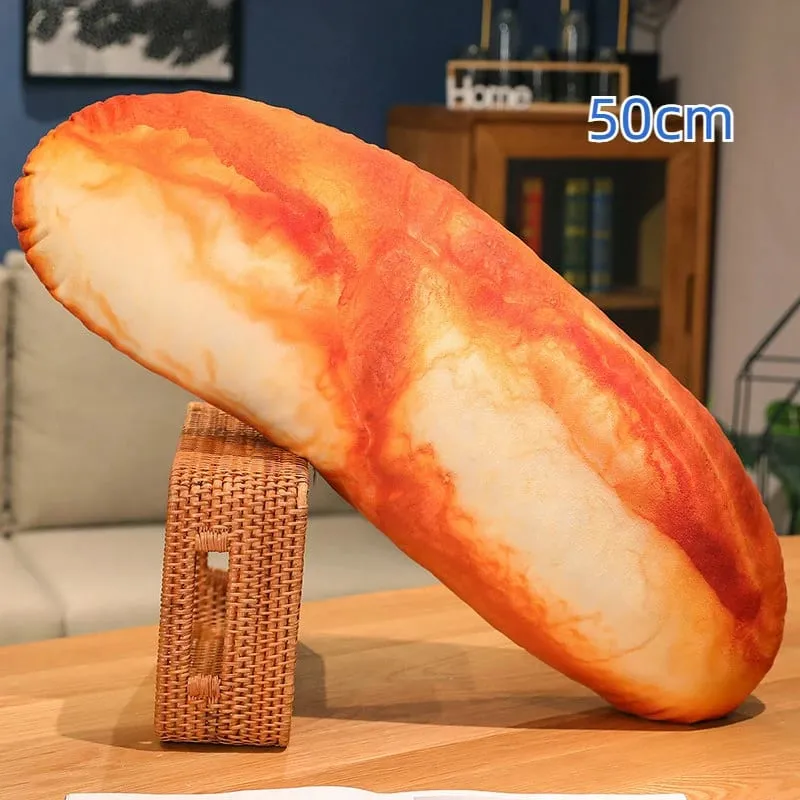 20/50cm Long Bread Pillow Stuffed Like Real Sesame S Cheese Denmark Toast Chopped Green Onion Sleeping Hug Support Leg Gift — image 14