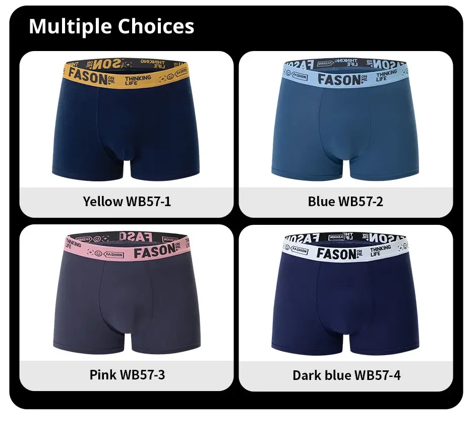 5/4 Pcs Men's Fashion Printed Underwear Comfortable Joker Boxer Plus Size 5XL Adolescent Multicolor Mix Shorts Middle-aged Boxer
