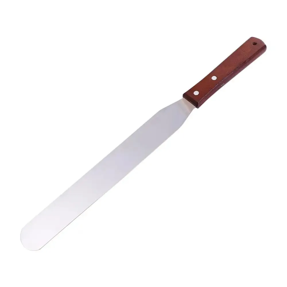 Utensílios de cozinha raspador de manteiga de aço inoxidável 8 tamanhos, espátula de confeiteiro para bolo, à prova de ferrugem, espalhador de geléia, pão