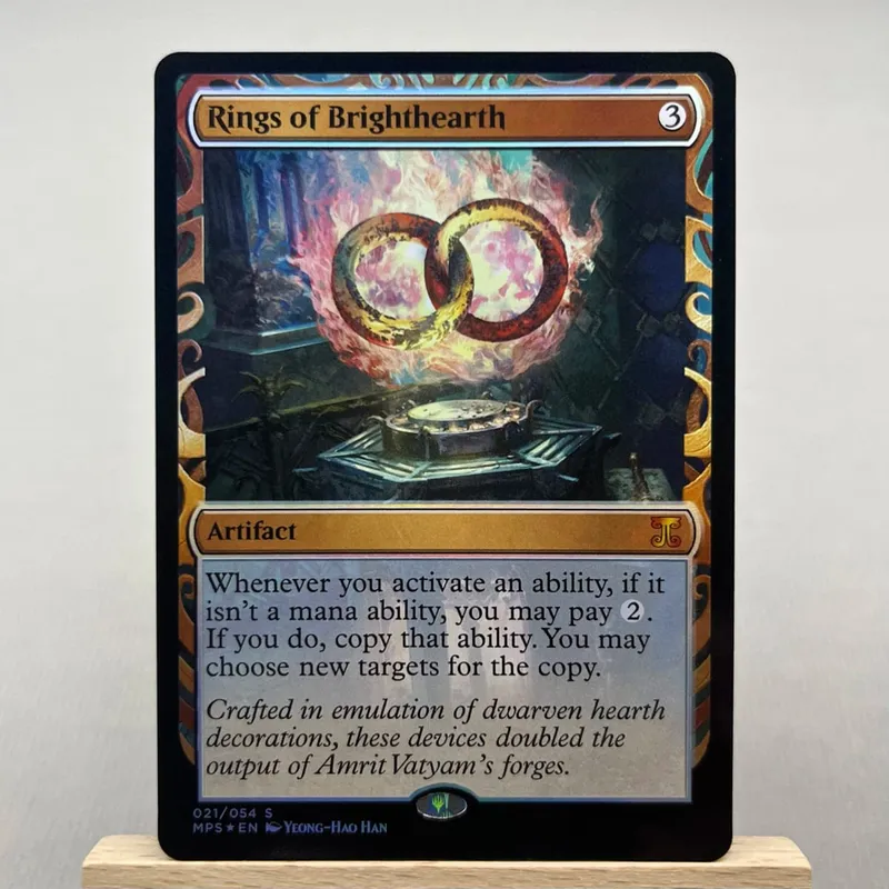 MPS FOIL2-01 TCG Cards for Home Play Proxy Sol Ring Mana Crypt Mox Opal the Mana Vault Chrome Mox Sword of