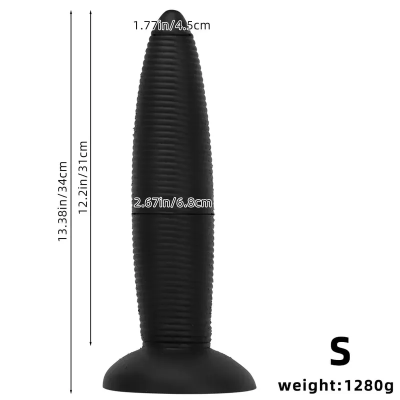 Plugue anal gigante de silicone macio, plugue anal grosso, dilatador anal com ventosa, brinquedos sexuais adultos para mulheres e homens