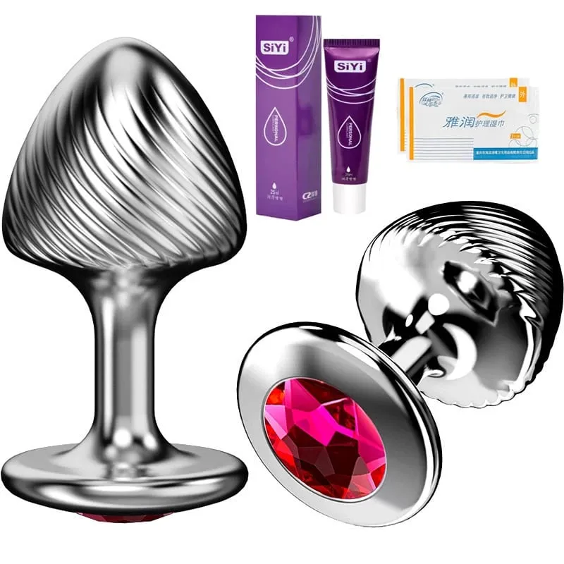 Plugue anal cogumelo com nervuras, plugue anal para iniciantes, massagem de próstata, estimulador de masturbação, brinquedos sexuais adultos para homens e mulheres — image 17