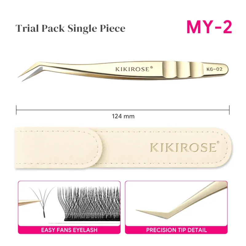 Pinça aplicadora de cílios de precisão, para extensão de cílios, conjunto de cílios postiços, aço inoxidável, ferramenta de maquiagem para salão de beleza