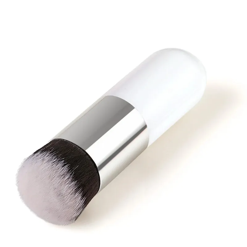 1 pçs novo chubby pier fundação escova plana creme pincéis de maquiagem profissional pincel de maquiagem cosmética