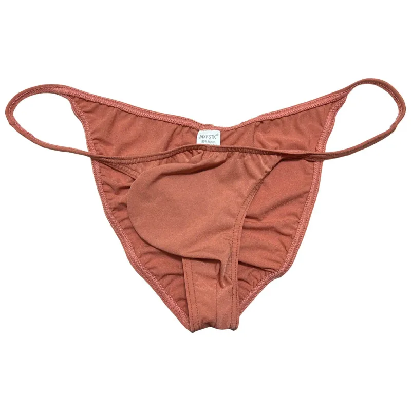 Roupa interior masculina macia micro breve mini calcinha confortável breve respirável leve masculino baixo crescimento mini triângulo corte roupa interior