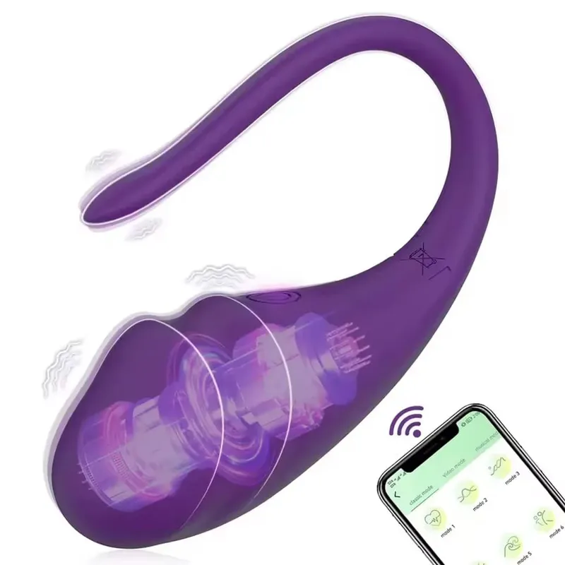 Wearable Women Egg Vibrator Wireless App Control G Spot Vaginal Stimulator Anal Vibrating Massager Sex Toy for Couples