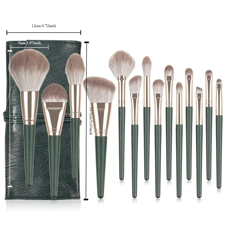 1-14 pçs pincéis de maquiagem conjunto de ferramentas compõem kits de ferramentas de escova para sombra delineador cosméticos pincéis maquiagem macia pele-amigável