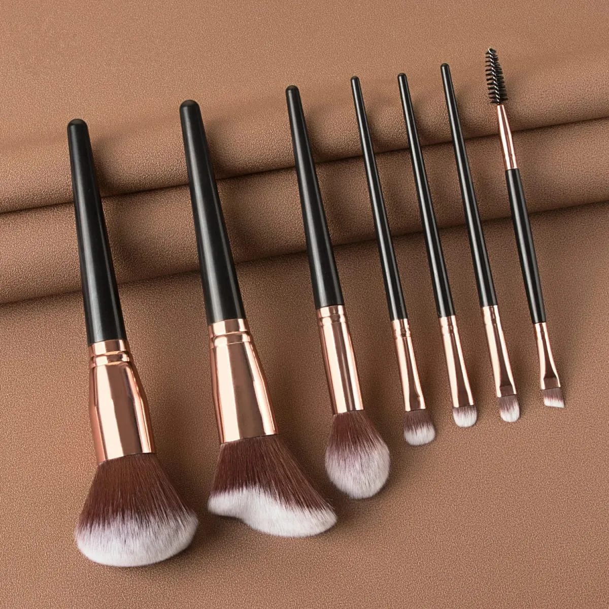 Conjunto de pincéis de maquiagem com saco, 15 peças, sombra, pó, base, lábios, ferramenta de beleza profissional, pincel de maquiagem