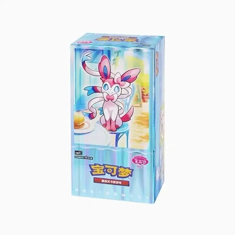 New Gem Pack Vol 2 Cards Scarlet and Violet Trading PTCG Box Eevee Eeveelution Gem Pack 2 Collection Toy Gift Original 100%