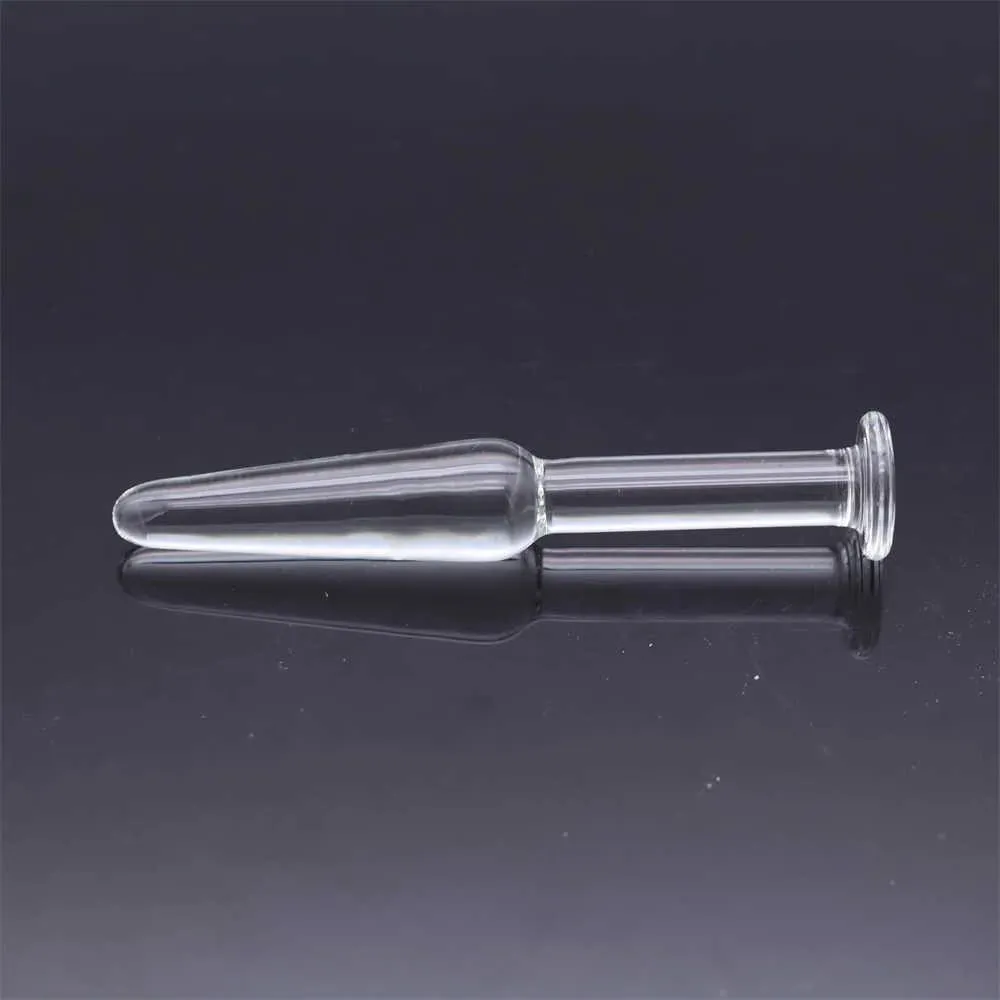 Plugue anal de vidro cristal, dilatador, massageador de próstata, plugue anal, estimulador anal, produtos adultos, brinquedos sexuais para mulheres e homens