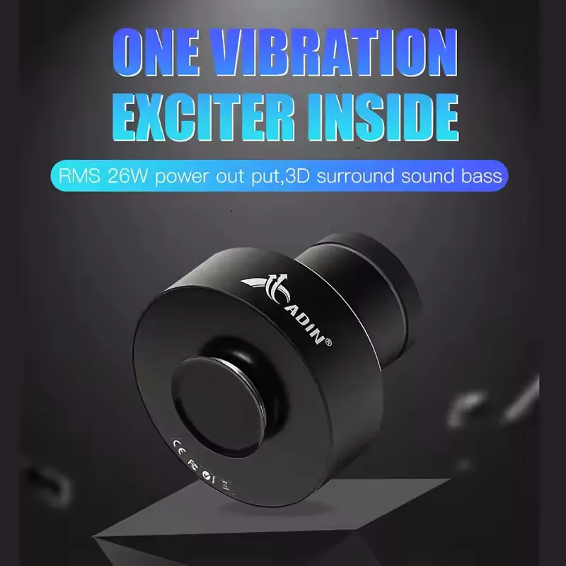 Vibro subwoofer anti-vizinho vibração bluetooth alto-falante portátil caixa de som música sem fio woofers baixo caixa de som bocina mp3