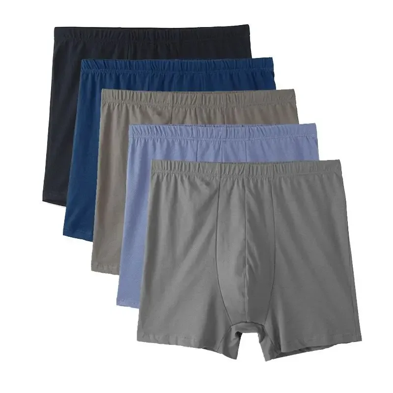 4 pçs solto ajuste algodão boxer briefs masculino plus size roupa interior curto 2026 lote masculino boxer shorts 8xl 9xl 10xl confortável respirável