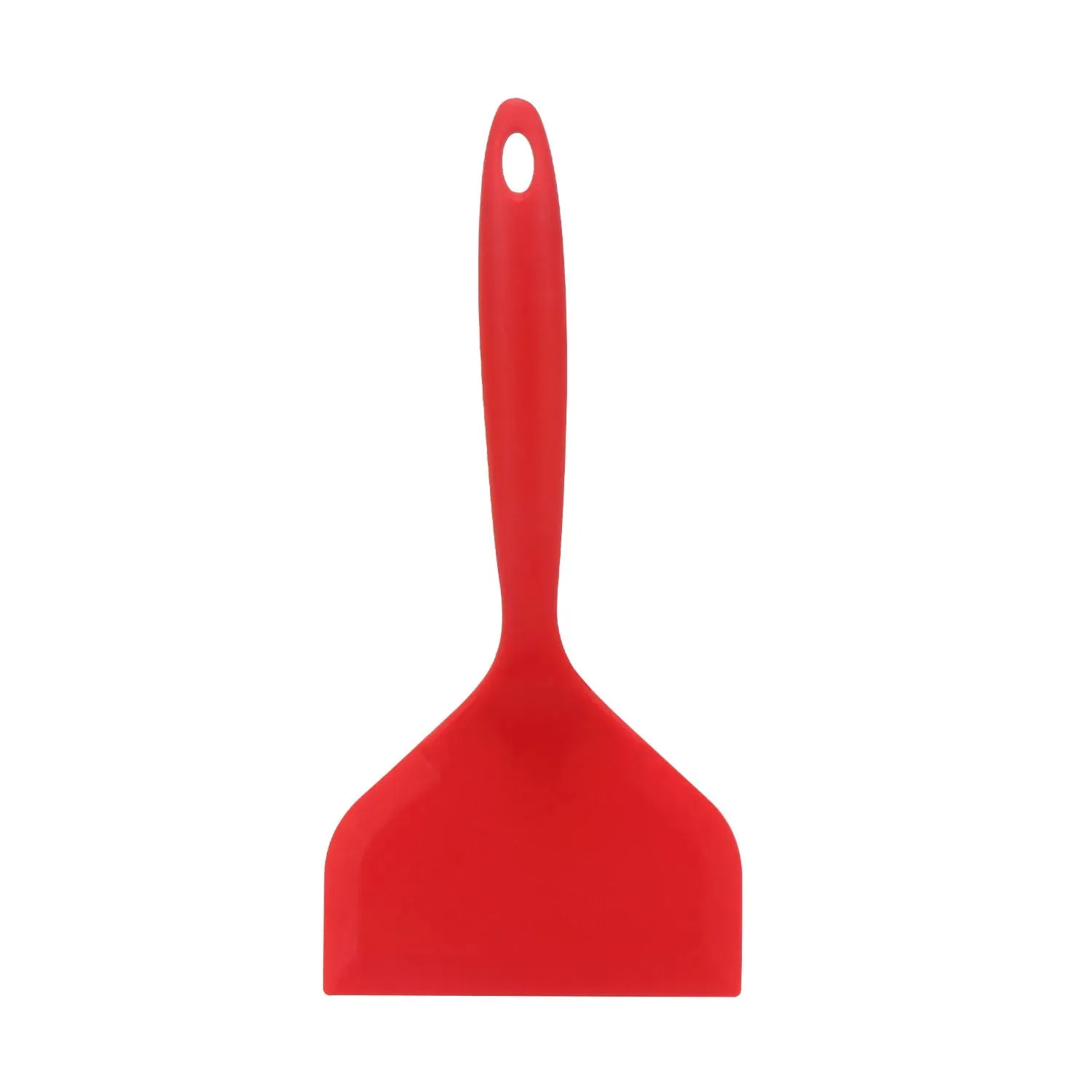 Espátula de silicone para panquecas, pá para omelete, virador para ovos, peixe, panqueca, antiaderente, larga e macia, pá de pizza, raspador de cozinha