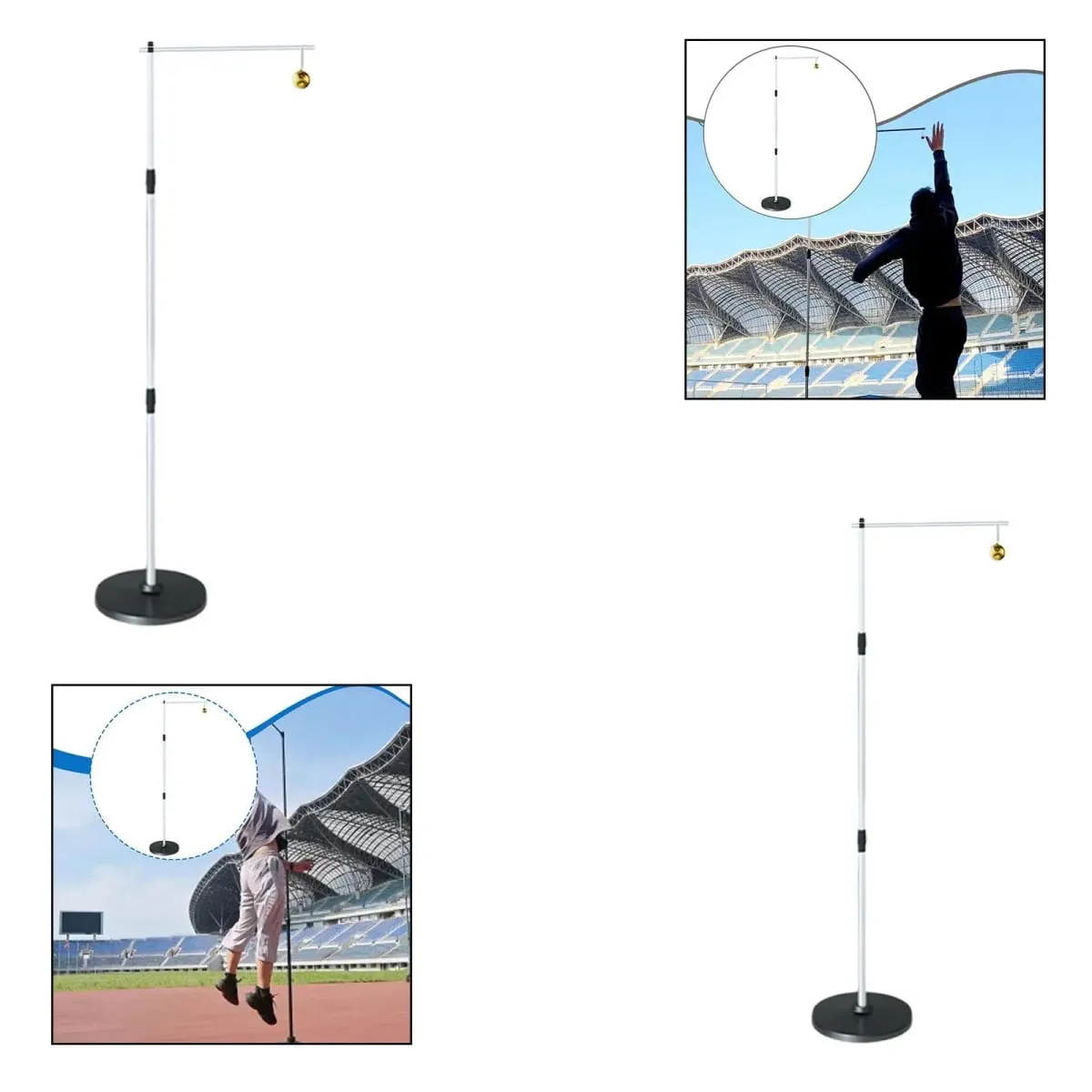Testador de salto vertical, ferramenta de treinamento de salto de chão, estrutura de aço para escolas esportivas e medição de exercícios em casa