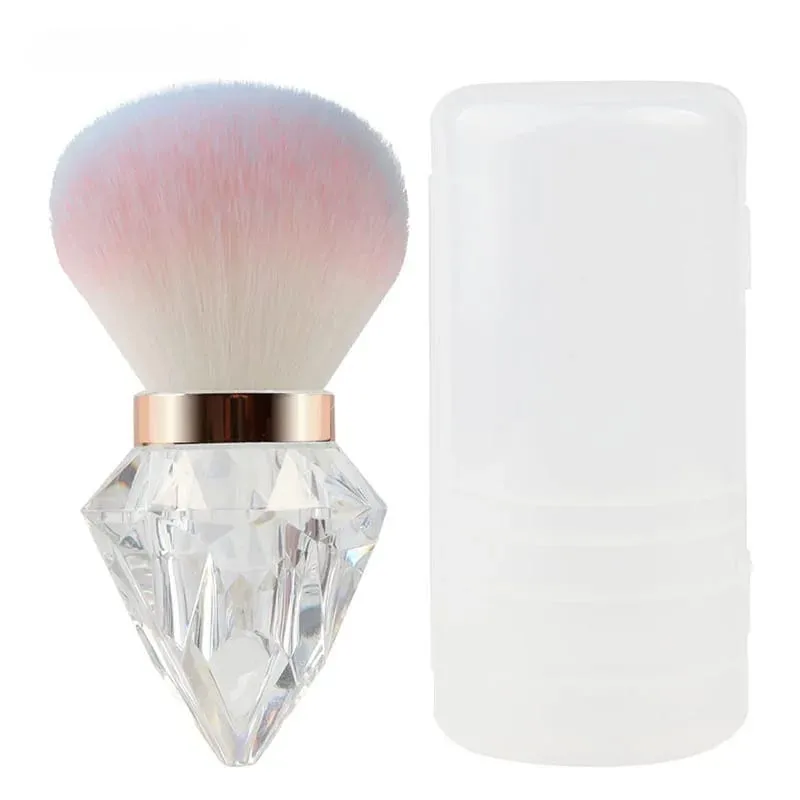 Conjunto de pincéis para blush e iluminador de pétalas de 4 cores – Aquarela difusa Flush Cloud Skin Brilho natural Construível Textura macia Primavera