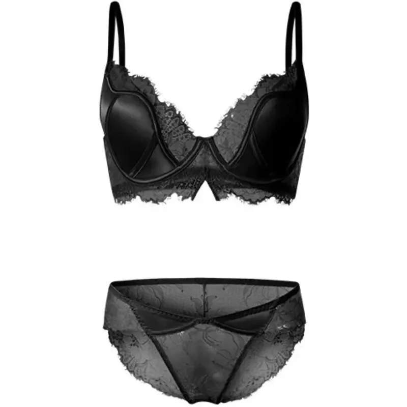 Elegante sutiã de renda de cetim francês sexy push up minimizador cobertura completa anti flacidez sem fio fina lingerie de luxo 32-38ab