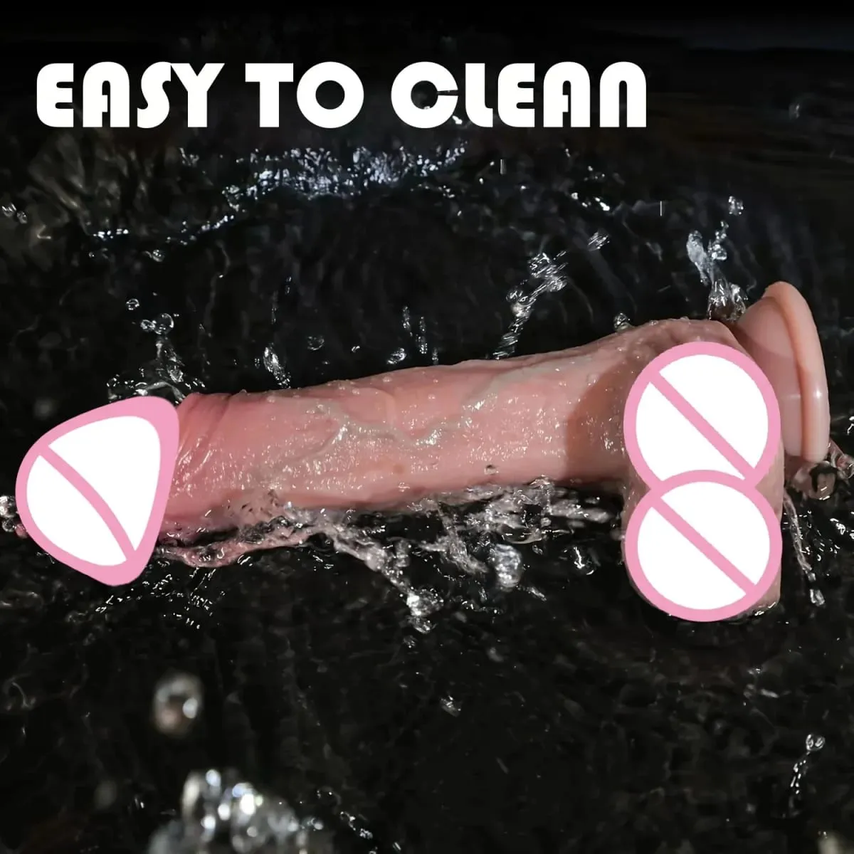 Vibrador realista com ventosa, pênis de silicone à prova d'água, ponto g, estimulador de vagina, masturbador feminino, anal 18 + brinquedos sexuais adultos