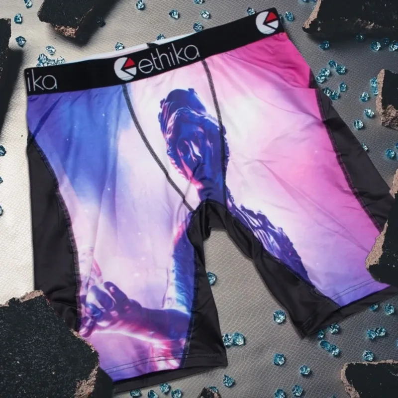 1Pcs Men Underwear Boxers Breathable Mesh Crotch Man Underpants Plus Size Mens Panties L-3XL Printed Men's Boxers Briefs 3256809864931744