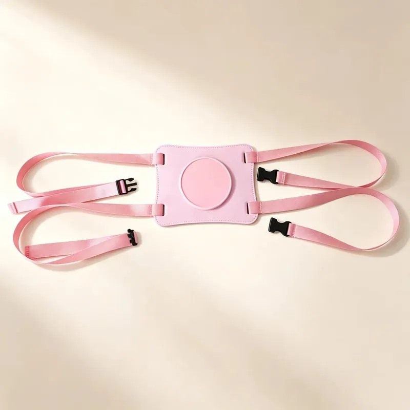 Suporte para cadeira com vibrador mãos livres - Ventosa de silicone com alças ajustáveis ​​para prazer de andar e brincar de casais
